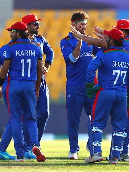 Afghanistan bounce back to beat Namibia