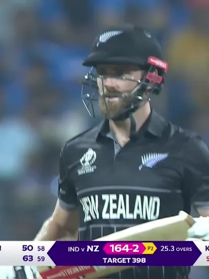 Logo of Kane Williamson - Half Century - India vs New Zealand