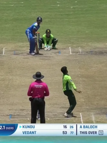 India in trouble as Baloch gets Kundu | U19 CWC 2026