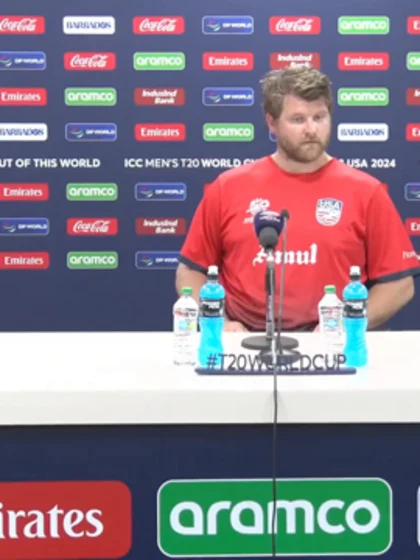Corey Anderson (USA player) post-match Press Conference - 23rd June 2024