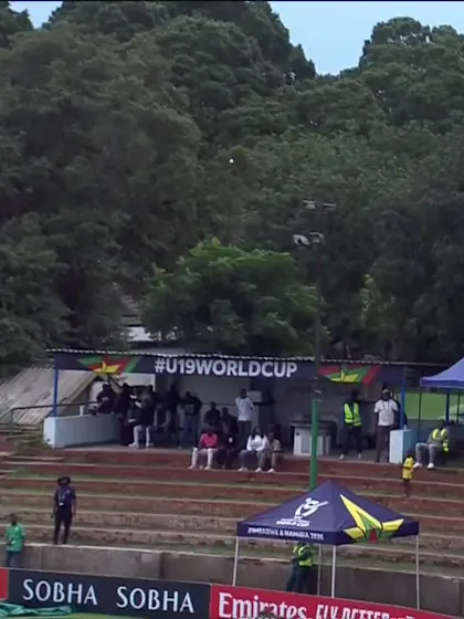 Ayush Mhatre with a Six vs. New Zealand