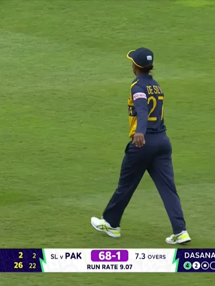 Gull Feroza - Wicket - Sri Lanka vs Pakistan