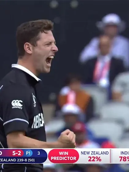 Logo of CWC19 SF: IND v NZ – Henry sends Rahul back early for 1