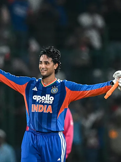 Abhishek's record century seals 3-0 series win for India