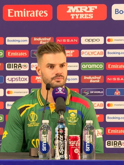 7 October - Delhi - South Africa player Aiden Markram post-match press conference