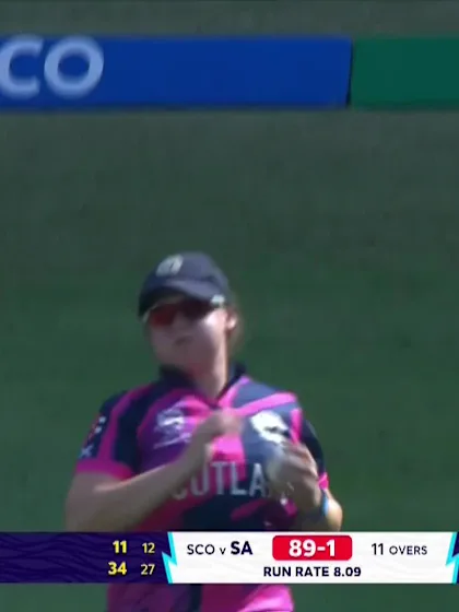 Logo of Anneke Bosch - Wicket - South Africa vs Scotland