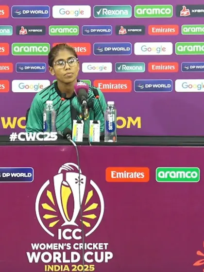 Fahima Khatun | ICC WCW25 | Bangladesh post-match press conference | 7 October '25