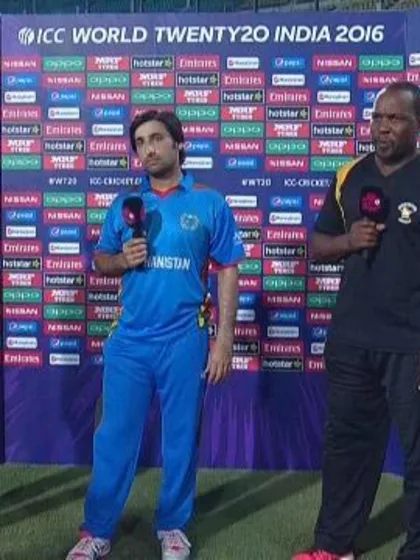 Logo of Match Presentation for ZIM V AFG Match 9 ICC WT20 2016