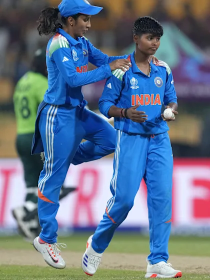 Kranti Gaud's caught and bowled wicket | CWC25