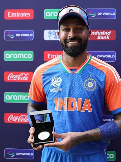 Logo of Hardik Pandya reveals key to Player of the Match performance | T20WC 2024