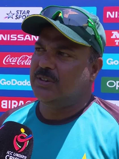 ICC U19 CWC: AFG v PAK – Flash interview with Ejaz Ahmed