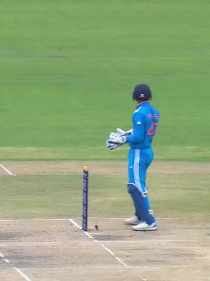 Logo of Uttam Magar with a Four vs. India