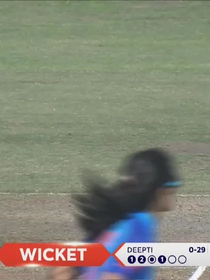 Logo of Ash Gardner - Wicket - Australia vs India