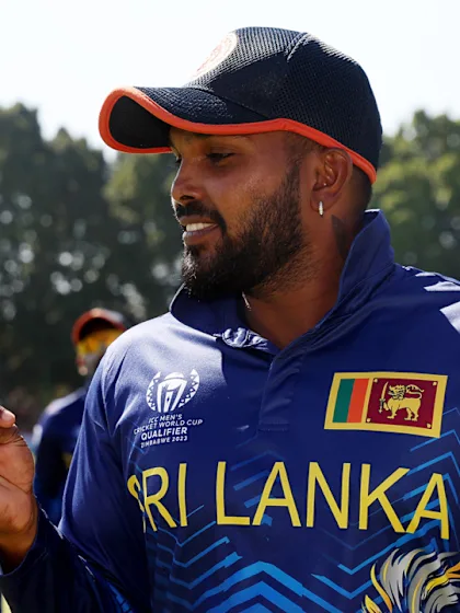 Logo of Spin wizard Hasaranga on breaking records and Super Six target | CWC23 Qualifier