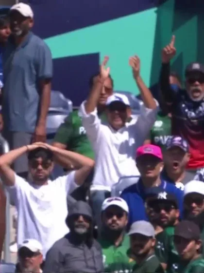 Logo of Mohammad Rizwan - Wicket - United States of America vs Pakistan