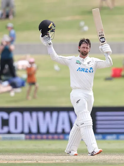 Devon Conway creates history with Mount Maunganui double act