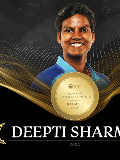 ICC Women's Player of the Month for December 2023 revealed