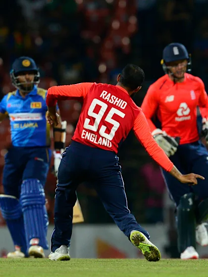 Rashid & Morgan drive England to 2-0 in rain-shortened affair