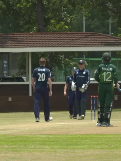 ICC U19 CWC: PAK v SCO – Naylor strikes in the first over for Scotland 