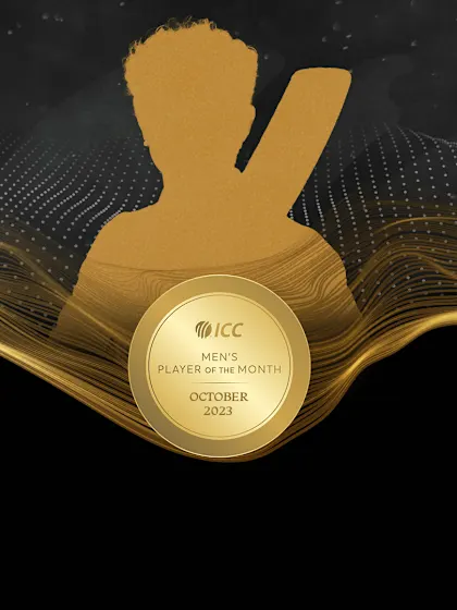 ICC Men's Player of the Month for October 2023 revealed