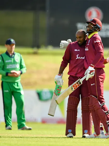 Ambris ton helps West Indies secure record chase
