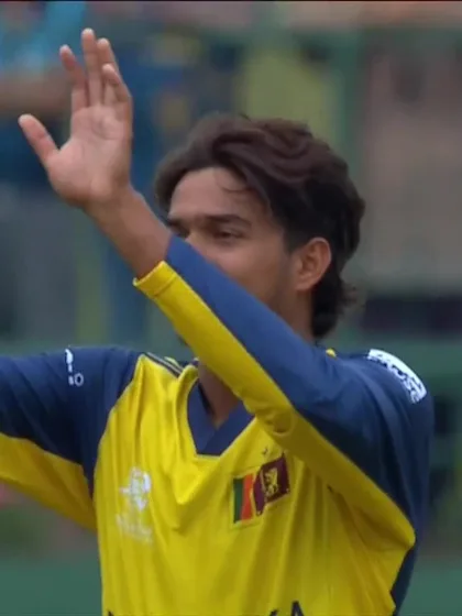 Shah Faisal - Wicket - Sri Lanka vs Oman