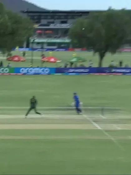 Uzairullah Niazai with a Four vs. South Africa