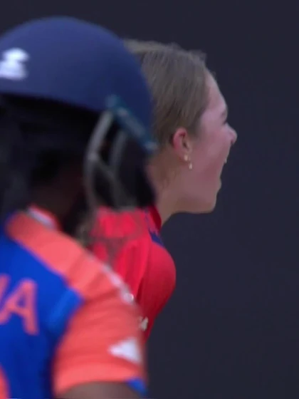 Logo of Gongadi Trisha with a Batting vs England Women Under-19