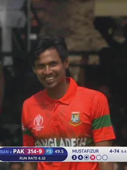 Logo of CWC19: PAK v BAN - Highlights of Mustafizur Rahman's 5/75