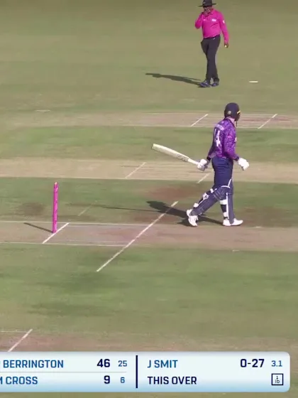 Richie Berrington - Wicket - Scotland vs Namibia