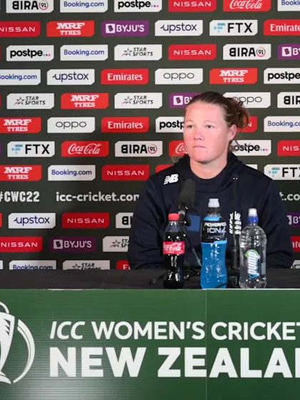 4 March - Hamilton - England player Anya Shrubsole pre-match press conference