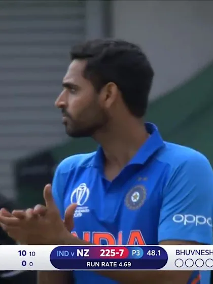 CWC19 SF: IND v NZ – Highlights of Bhuvneshwar Kumar's 3/43