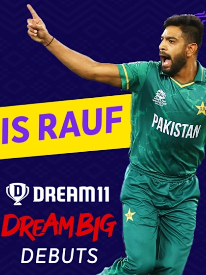 Logo of Dream Big Debuts | Haris Rauf