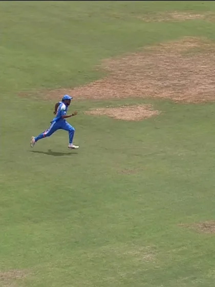 Jacob Cotter with a Four vs. India