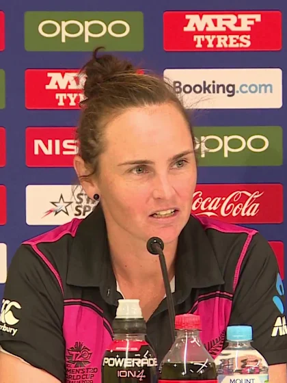 27 February - Melbourne - New Zealand player Katey Martin post-match press conference