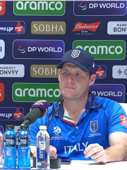 John Davison and John Manenti | ICC MT20WC | Italy post-match press conference | 19 February '26