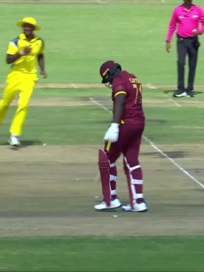 Zachary Carter - Wicket - Australia vs West Indies
