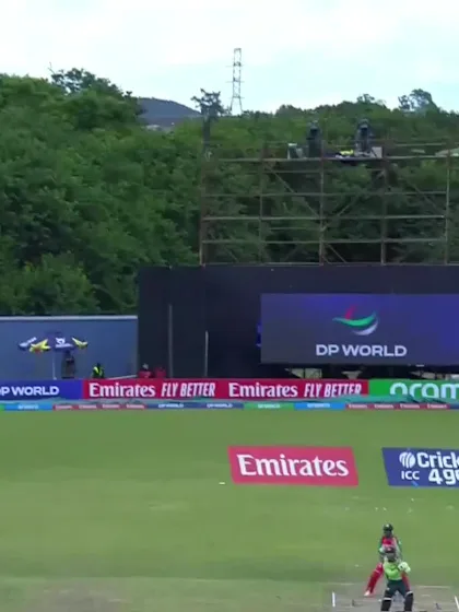 Sameer Ahmed Minhas with a Six vs. Zimbabwe
