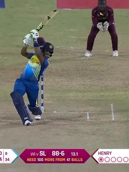 WI v SL: Sri Lankan skipper Athapaththu falls after a steady 44