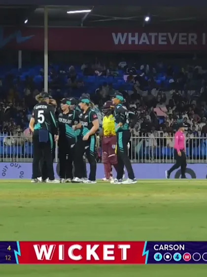 Logo of Qiana Joseph - Wicket - West Indies vs New Zealand