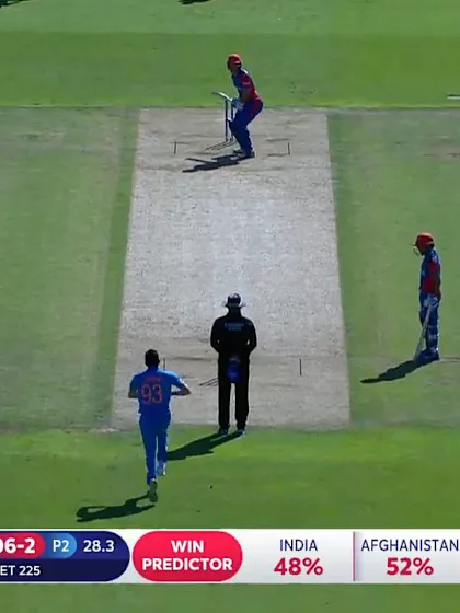 Logo of CWC19: IND v AFG - Bumrah picks up Rahmat