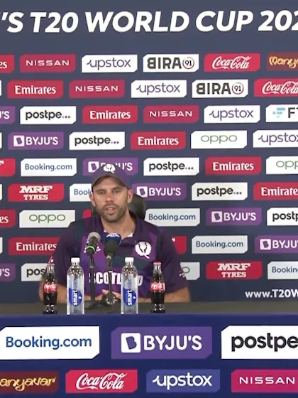 3 November - Dubai - Scotland Captain Kyle Coetzer post-match press conference