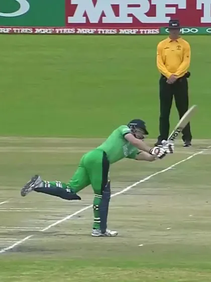 Nabi claims the opening wicket of Porterfield