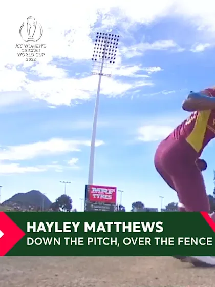 Nissan POTD: Hayley Matthews slams first six of CWC22