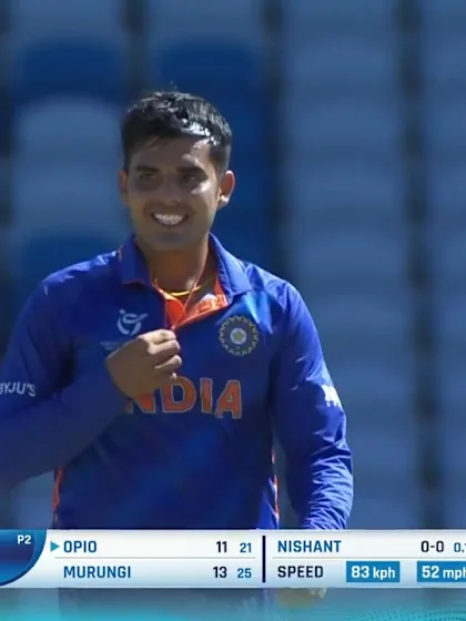 Sindhu gets a four-for | IND v UGA | ICC U19 Men’s CWC 2022