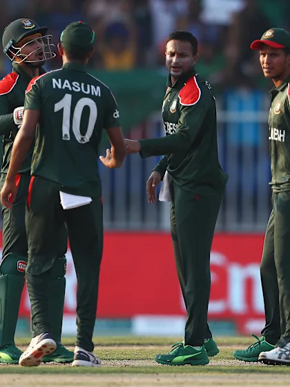 Shakib Al Hasan with the golden arm