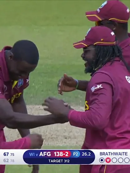 CWC19: AFG v WI – Highlights of Carlos Brathwaite's 4/63