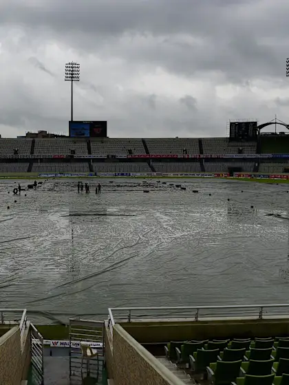 Wet outfield ends Mirpur Test early