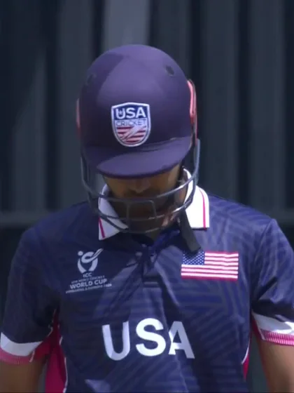 Amrinder Gill - Wicket - Bangladesh vs USA