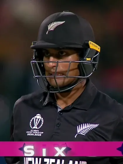 Rachin Ravindra - Six - New Zealand vs Sri Lanka